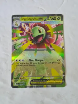 Mega Meganium ex 034 Holo Promo ME: Mega Evolution Promo Pokemon Holo Near Mint - Image 1