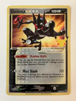 Pokemon TCG Greninja Star SWSH144 Sword & Shield Promo Holo EN NM - Image 1