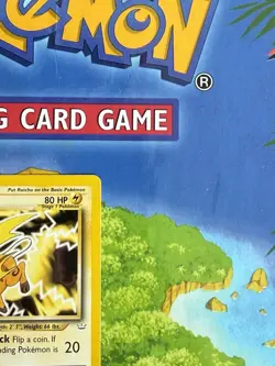 Pokemon 1st Edition Raichu Neo Revelation 21/64 Non Holo Rare Moderately Played - Image 4