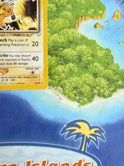 Pokemon 1st Edition Raichu Neo Revelation 21/64 Non Holo Rare Moderately Played - Image 5