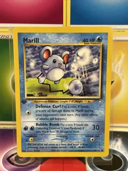 Pokemon Marill 66/111 - NM - 1st Edition Neo Genesis 2000 - Common - Image 1