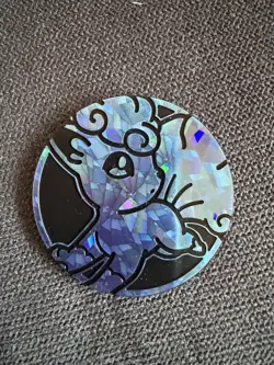 Pokemon TCG Alolan Vulpix Jumbo Blue Holiday Calendar 2023 Coin Munze - Image 1