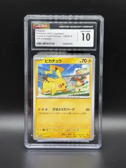 Pokemon Pikachu Scarlet & Violet Promo CGC 10 120/SV-P - Image 1