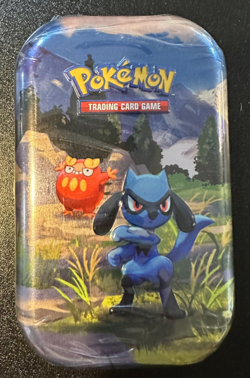 Pokemon TCG Mega Evolution Ascended Heroes Riolu & Darumaka Mini Tin - Image 1