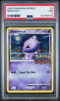 2009 Pokemon Rumble Mewtwo PSA 7 9/16 🥶🥶🥶 - Image 1