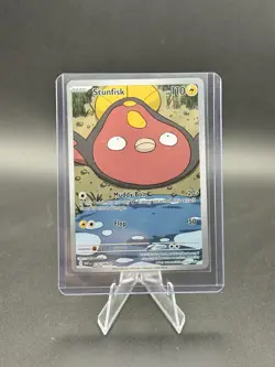 Stunfisk 118/086 Illustration Rare White Flare Pokemon NM - Image 1