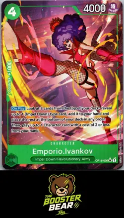 Emporio.Ivankov (026) (Alternate Art) OP16-026 SR One Piece NM/M ENG - Image 1