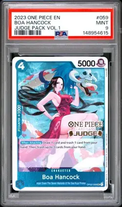 2023 ONE PIECE JUDGE PACK VOLUME 1 059 BOA HANCOCK PSA 9 MINT - Image 1