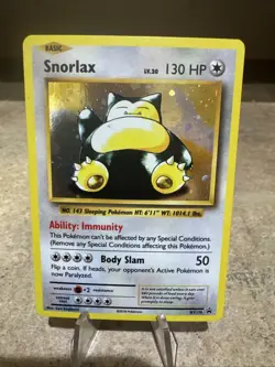 Snorlax XY179 LP/NM Black Star Promo Cosmos Holo Foil Pokemon Card XY 179 LP+ - Image 1