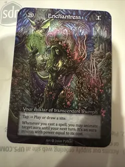 Enchantress Non Foil - Sorcery - Avatar -Contested Realm - Alpha - NM - Image 1