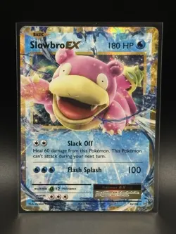 2016 Pokemon Evolutions - 26/108 Slowbrow EX Holo - Heavily Played - Image 1