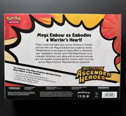 Pokemon TCG - Mega Evolution - Ascended Heroes - Mega Emboar EX Box - New - Image 2
