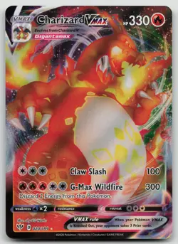 Charizard VMAX 020/189 SWSH03: Darkness Ablaze NM Pokemon - Image 1