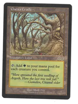 1x Gaea's Cradle Urza's Saga MTG RESERVED LIST - Image 1