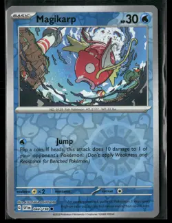 Pokemon - Magikarp 044/198 Reverse Holo Scarlet & Violet Base NM - Image 1
