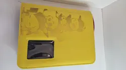 Pokemon - Ultra Pro Yellow Faux Leather Laser Engraved Pikachu Binder 4 Pocket - Image 1