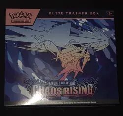 🔥 Pokemon Chaos Rising ETB Elite Trainer Box in hand 🔥 - Image 1