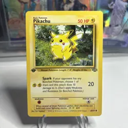 Pikachu 60/64 1st Edition Jungle - NM/LP - Pokemon 1999 TCG WOTC Vintage - Image 1