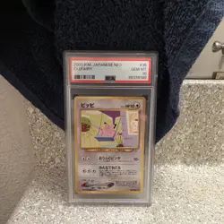 PSA 10 Gem Mint 2000 Pokemon TCG Japanese Neo Clefairy #35 Nintendo Common - Image 1