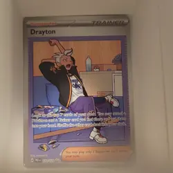 Pokemon TCG Drayton 172/131 Prismatic Evolutions Full Art Holo English - Image 1