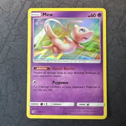 Mew 76/214 Sm-Unbroken Bonds Holo Sun & Moon Pokemon MJ - Image 1