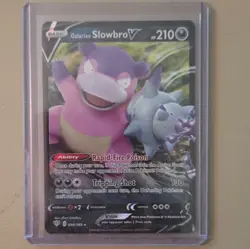The Pokemon Company Galarian Slowbro V Darkness Ablaze Ultra Rare Holo 210HP 09… - Image 1