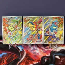 Pokemon TCG First Partner Illustration Collection Series 2 Johto Gen 2 Set NM/M - Image 1