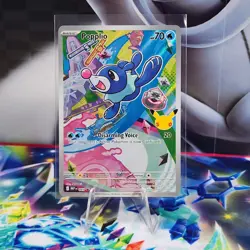 Popplio MEP 045 First Partner's Promo 30th Anniversary Stamped Pokemon TCG - Image 1