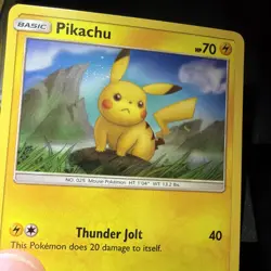 2016 Pokemon Promo Pikachu SM183 Holo TCG Swirl 💫 - Image 2