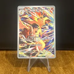 Pokemon TCG Ethan's Typhlosion Illustration Rare Full Art Holo SV10 190/182 (a) - Image 1