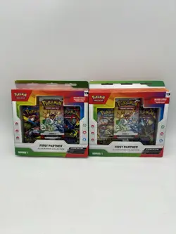 Pokemon First Partner Illustration Collection Series 1 - Lot of 2 Sealed Boxes - Image 1