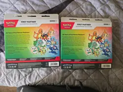 Pokemon TCG First Partner Illustration Collection Series 1 2 Sealed Boxes - Image 4