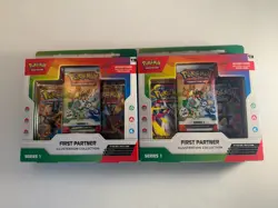 Pokemon First Partner Illustration Collection Series 1 Lot of 2 Unopened Boxes - Image 1