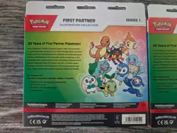 Pokemon TCG First Partner Illustration Collection Series 1 Promo 2 Boxes - Image 4