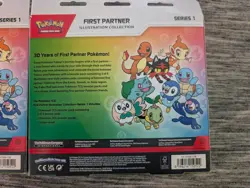 Pokemon TCG First Partner Illustration Collection Series 1 Promo 2 Boxes - Image 5