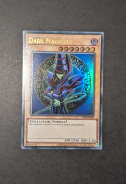 Yugioh Dark Magician LOB-EN005 Ultra Rare 25th Reprint Excellent Condition - Image 1