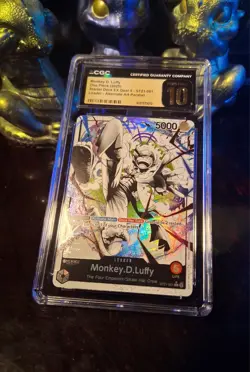 ✨One Piece TCG Luffy ST21-001 Leader Alt Art Gear 5 ~ CGC PRISTINE 10 ✨ - Image 3