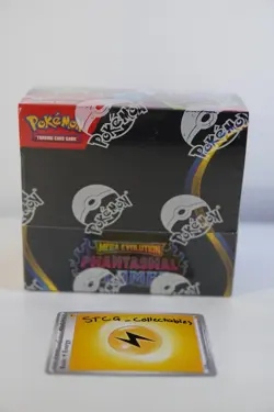 Pokemon Mega Evolution Phantasmal Flames Booster Box Sealed - Image 1