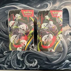 Pokemon Phantasmal Flames Mega Evolution Sealed Booster Box (with acrylics) x 2 - Image 2