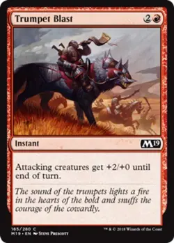 x4 Trumpet Blast - Core Set 2019 (M19) - NM - MTG - Image 1