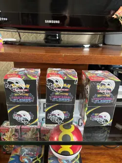 Pokemon TCG - Mega Evolution Phantasmal Flames - Half Booster Box X3 - Sealed - Image 1