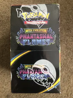 Pokemon Mega Evolution Phantasmal Flames Half Booster Box (18 Packs) NEW SEALED - Image 1
