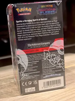 Pokemon TCG Mega Evolution Phantasmal Flames Half Booster Box 18 Packs SEALED - Image 2