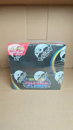 Pokemon TCG - Phantasmal Flames ME02 Sealed Booster Box Mega Evolution 🌌 - Image 1