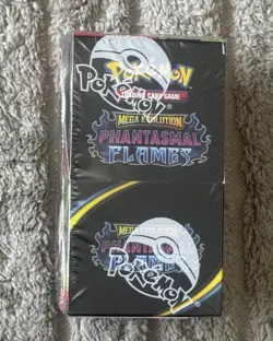 Pokemon Mega Evolution Phantasmal Flames Half Booster Box (18 Packs) NEW SEALED - Image 1