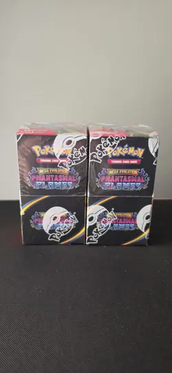 2X Pokemon Mega Evolution Phantasmal Flames Half Booster Box 18 Packs NEW SEALED - Image 2