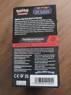 Pokemon Mega Evolution Phantasmal Flames Half Booster Box (18 Packs) NEW SEALED - Image 4