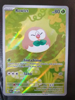 Pokemon TCG Perfect Order Rowlet 90/88 Illustration Rare NM - Image 1