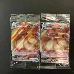 2x Eevee VMAX SWSH087 SWSH: Sword & Shield Promo Cards Holo - Image 1