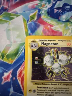 Magneton 11/62 Holo Rare Fossil Pokemon Card WOTC - Image 2